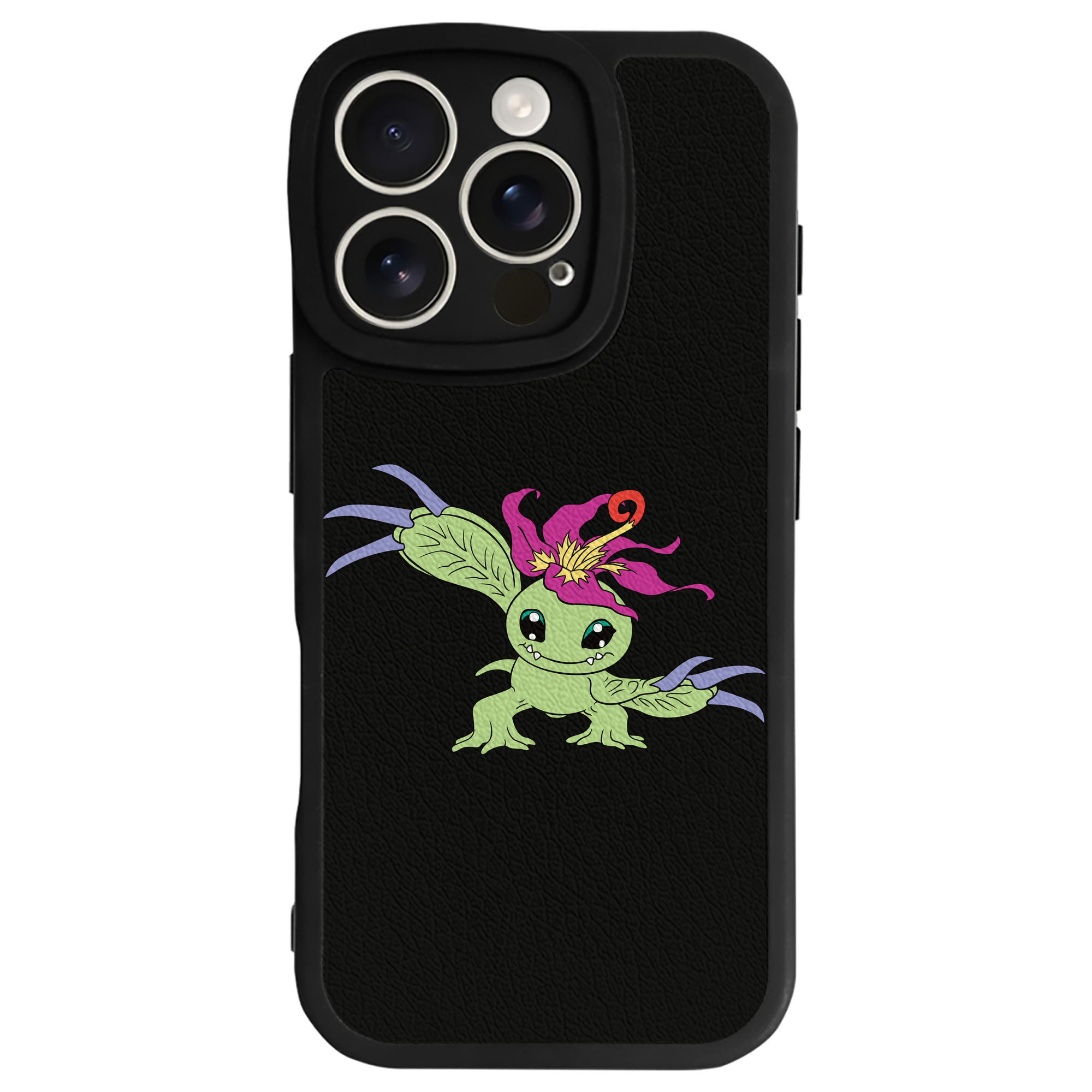 （画像用） Digimon デジタルモンスター/デジモン 【iPhone 16シリーズ対応】シリコンスマホケース（レザー調） 材質：シリコン